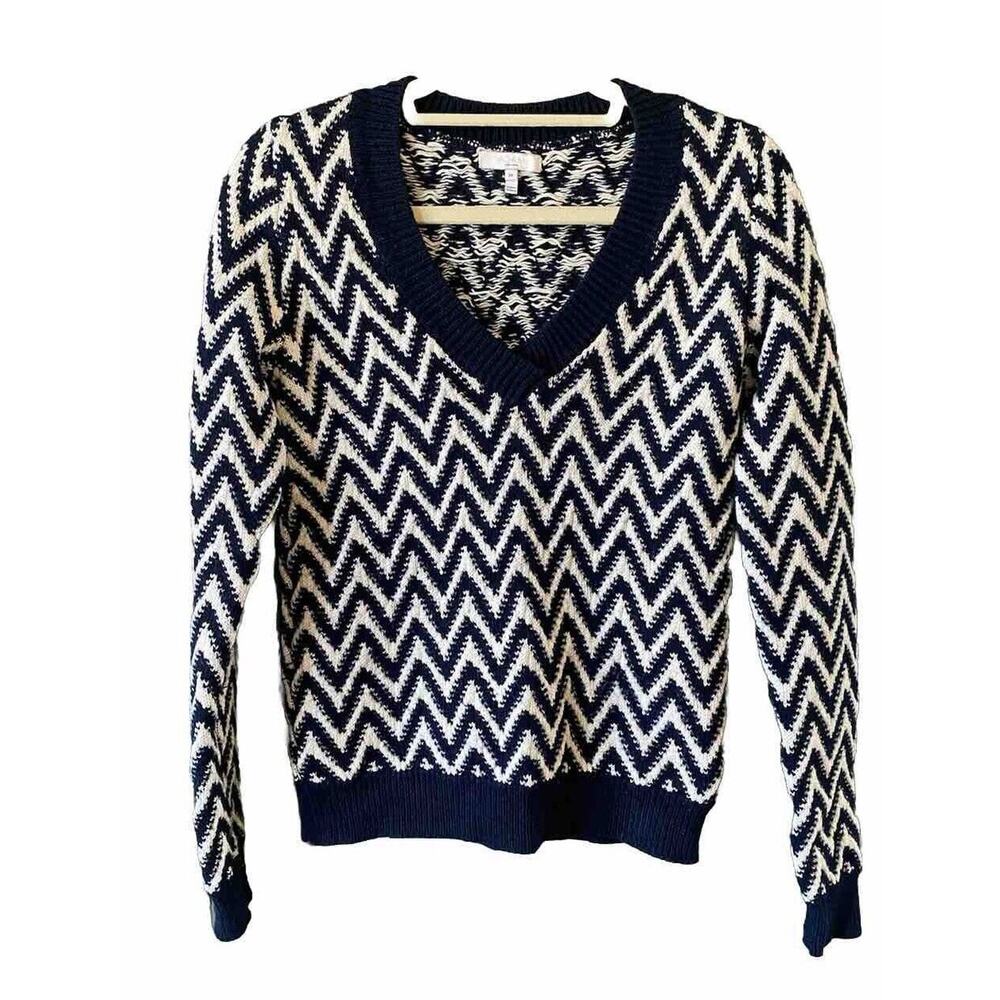 Adam Lippes Sweater Womens Size Medium Wool Cotton Knit Pullover Preppy Designer